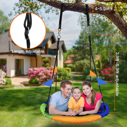 PACEARTH 40" Saucer Tree Swing for Kids