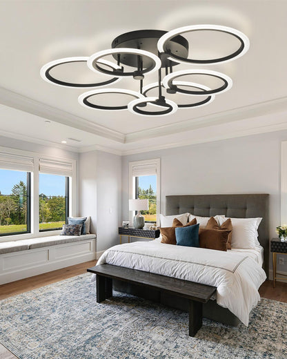 Dimmable LED Flush Mount Ceiling Light by SEABLE