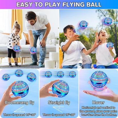 UPDATE: DEAD!  Vantexi 2024 Flying Orb Ball Toy,Flying Ball Drone Hand Controlled,Flying Orb Ball Toys with LED Light,Cosmic Globe Boomerang Ball for Christmas Birthday Gifts(Blue)