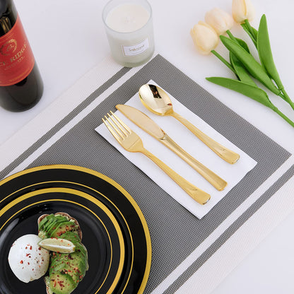 125 Count Dinnerware Set for 25 Guests