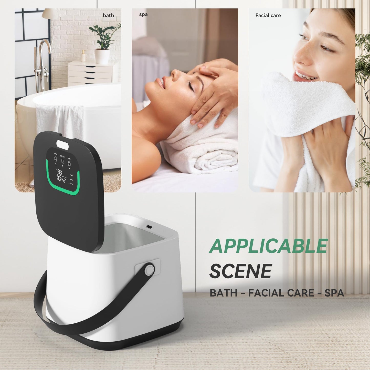 Towel Warmer with LED Display and Delay Timer