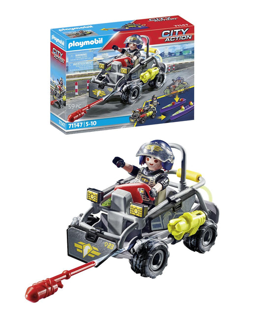 Playmobil Tactical Police All-Terrain Quad Vehicle