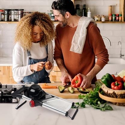 Adjustable Stainless Steel Mandoline Slicer for Vegetables