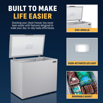 NewAir 6.7 Cu. Ft. Quiet Chest Freezer