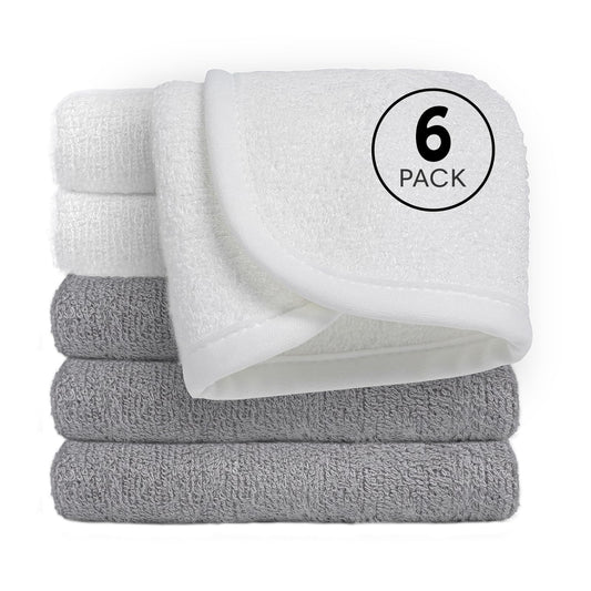 6 Pack Reusable Organic Baby Washcloths