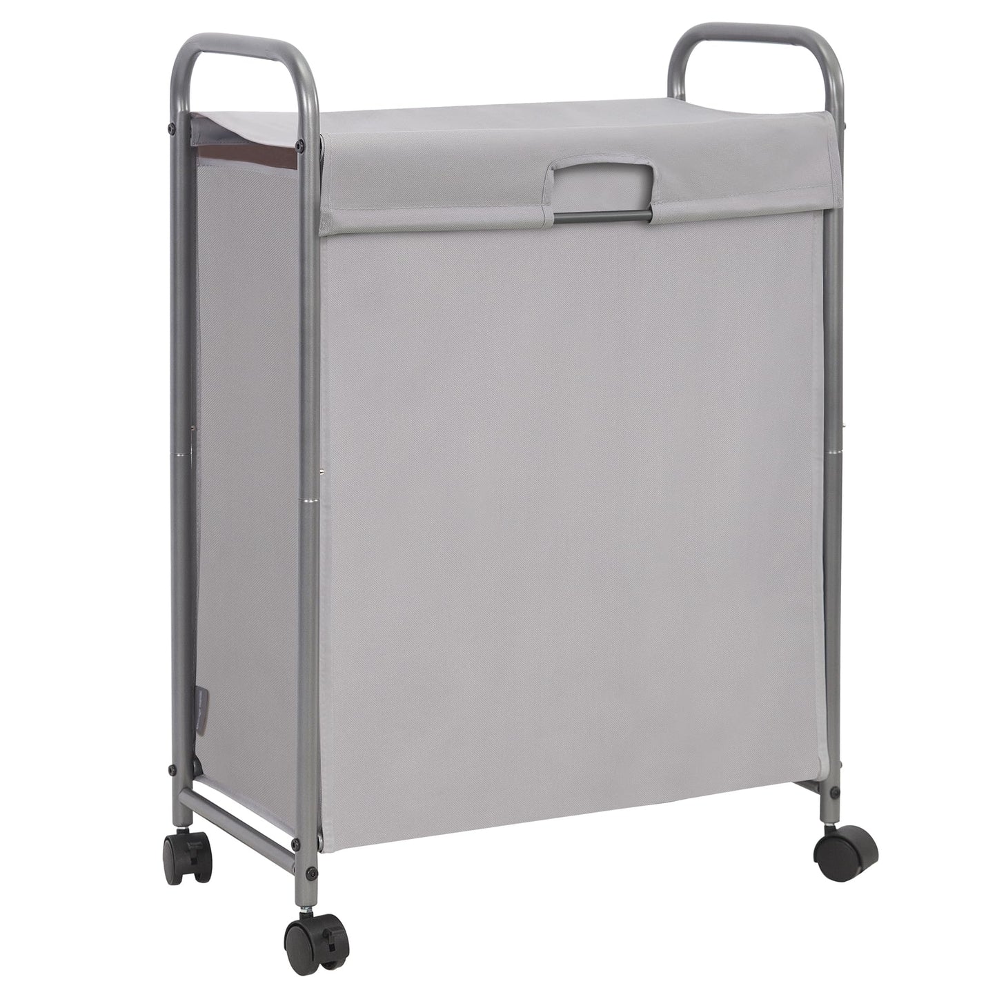 Rolling Laundry Hamper with Lid and Wheels