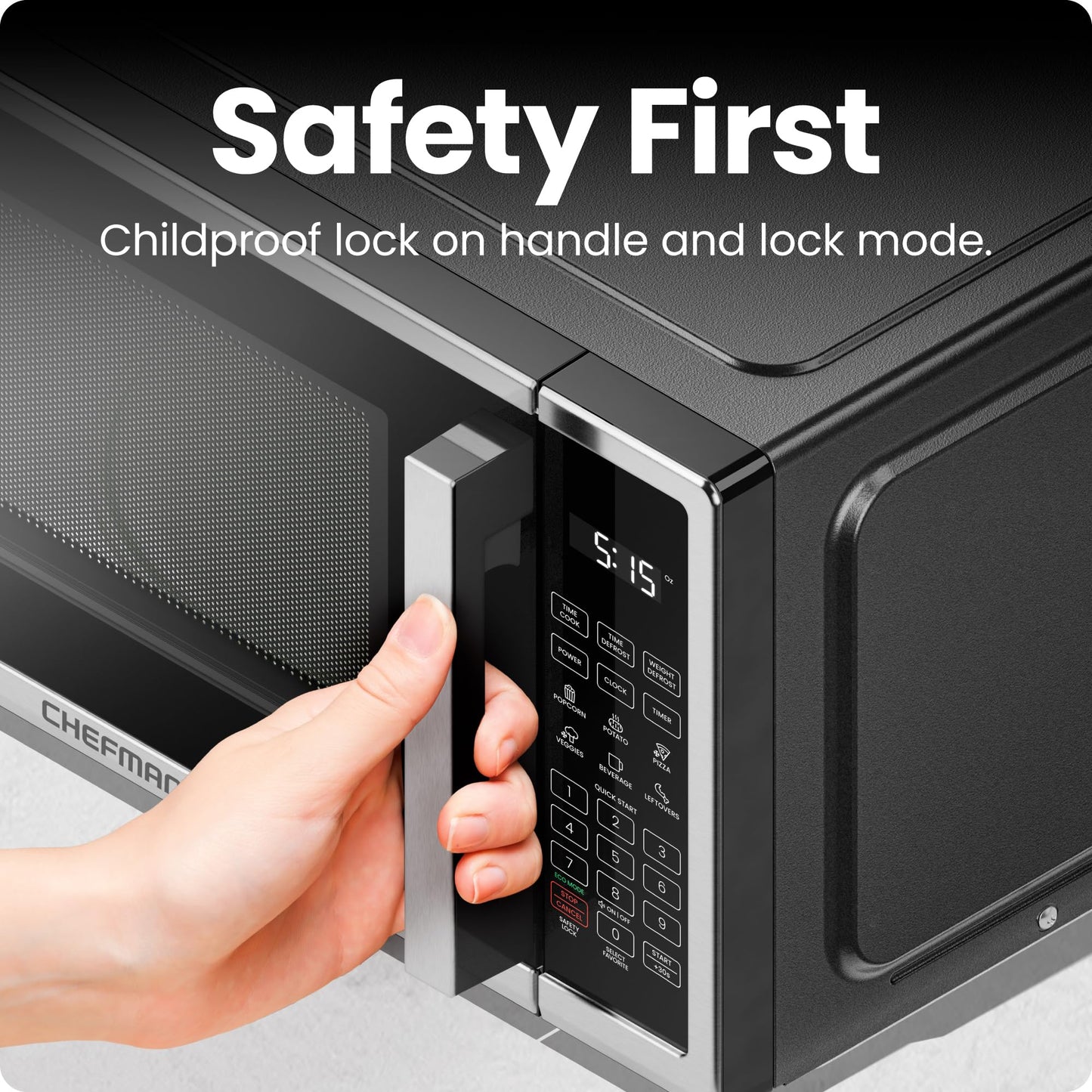 Chefman 0.7 Cu. Ft. Digital Microwave Oven