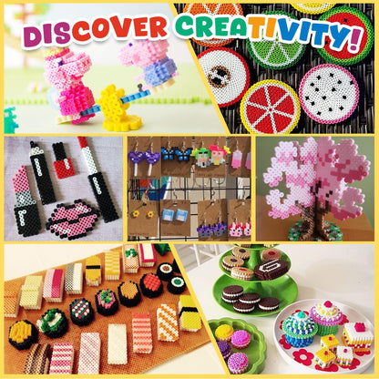 23000+ Fuse Beads Kit with Pegboards and Patterns