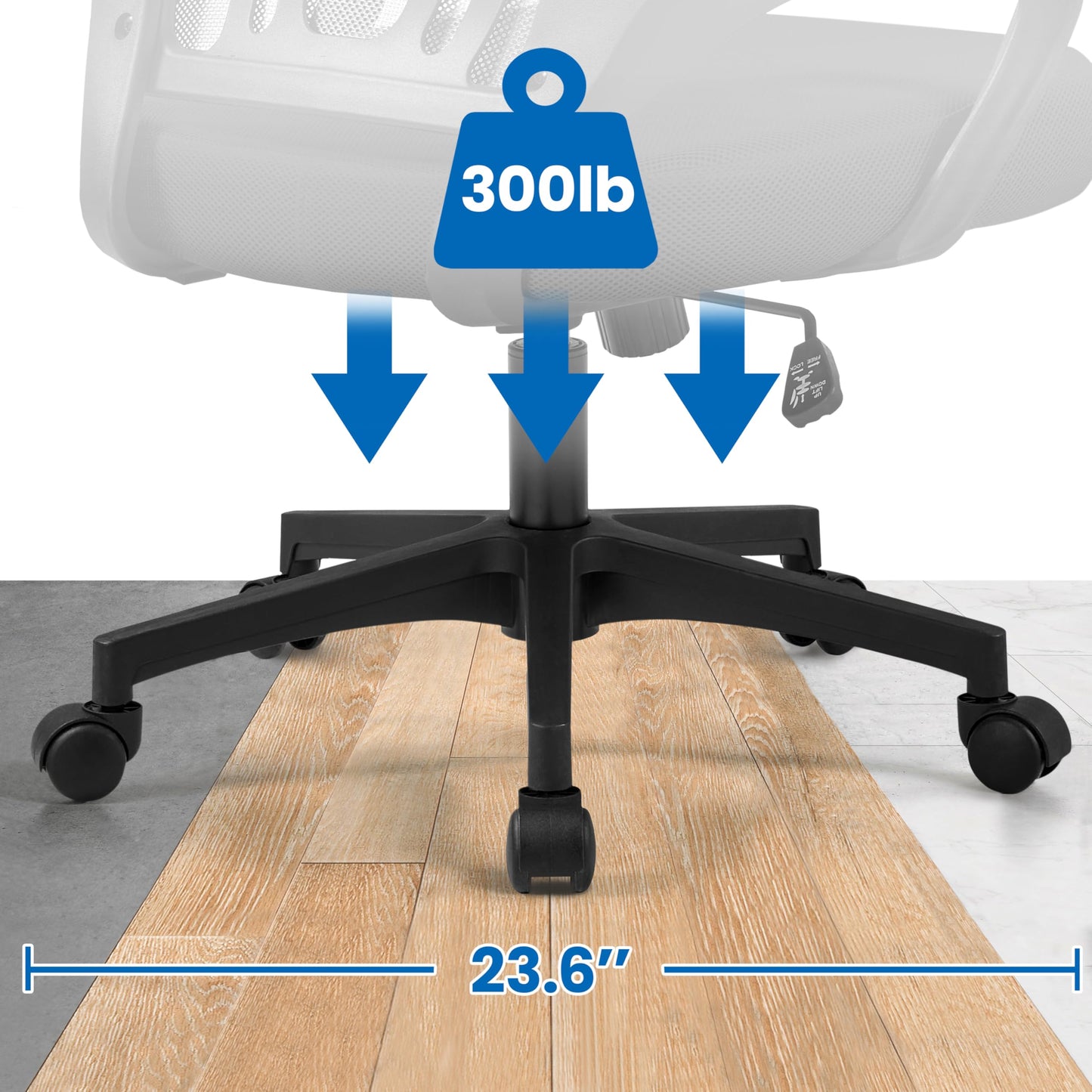 Ergonomic Mesh Office Chair with Lumbar Support