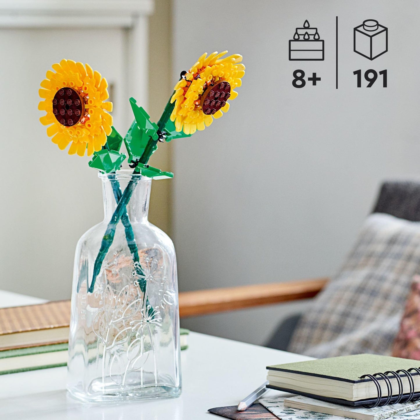 LEGO Sunflowers Building Toy for Home Decor