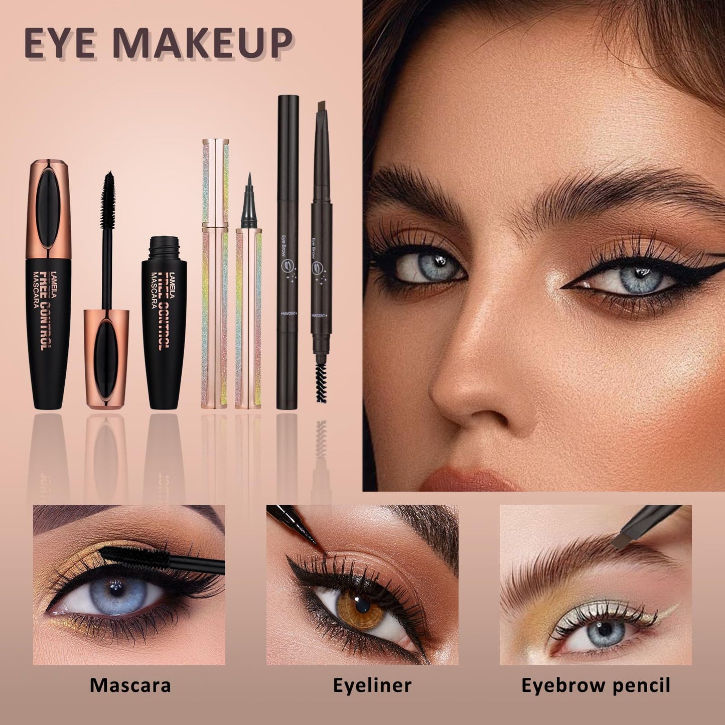 Teen Makeup Kit Set - Eyeshadow, Foundation, Gift