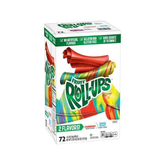 72 Count Fruit Roll-Ups Variety Pack