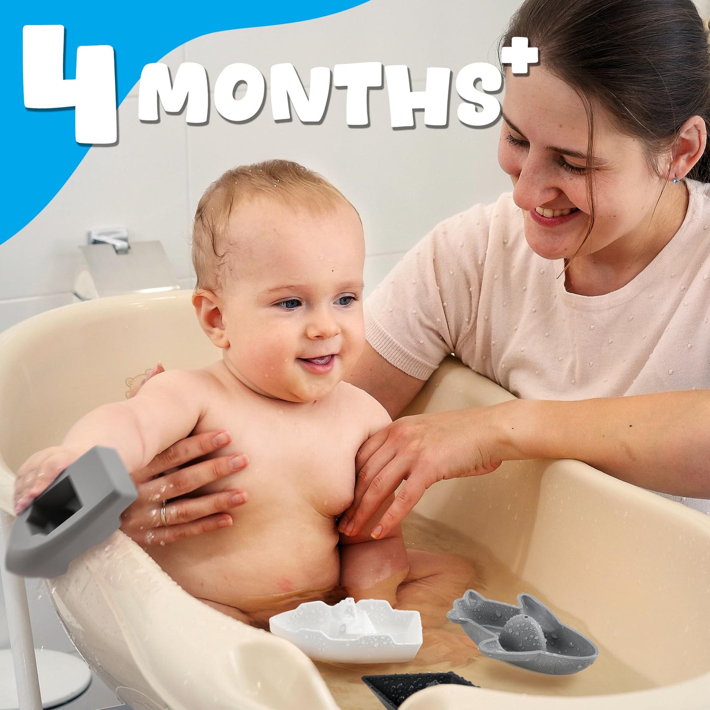 Floating Bath Toys for Toddlers 3 Pack
