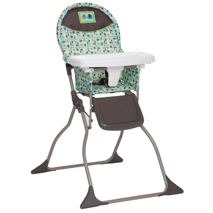 Cosco Simple Fold High Chair with 3-Position Tray (Elephant Squares)