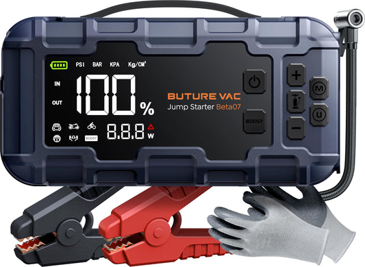 10-in-1 Portable Jump Starter with Air Compressor