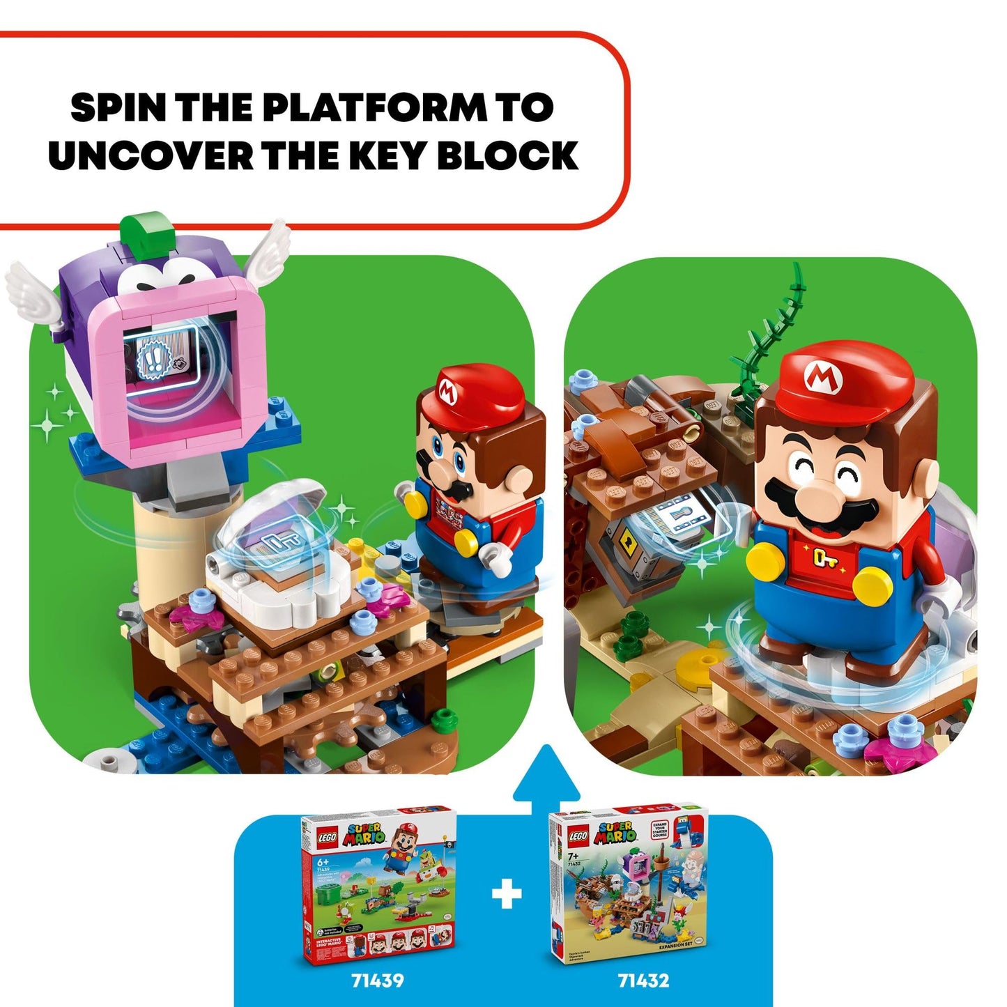 LEGO Super Mario Dorrie's Sunken Shipwreck Adventure Expansion Set, Super Mario Collectible Toy for Kids with Cheep Cheep, Cheep Chomp and Blooper Figures, Gift for Boys, Girls and Gamers, 71432