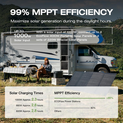 2400W EF ECOFLOW Portable Power Station for Home