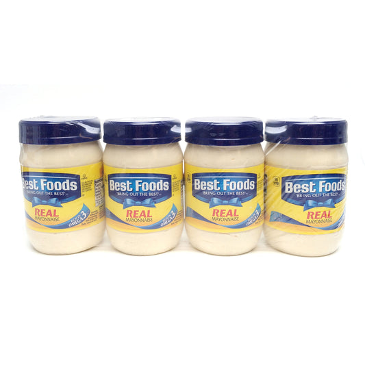 4 Pack Best Foods Real Mayonnaise 15 oz