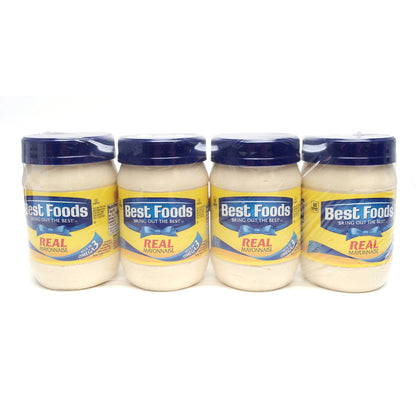 4 Pack Best Foods Real Mayonnaise 15 oz