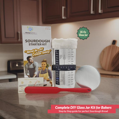 Sourdough Starter Kit with Jar and Accessories