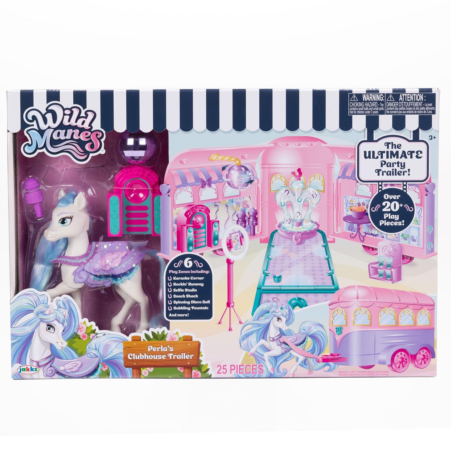 Perla's Clubhouse Trailer Playset with Horse Doll