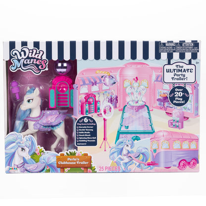 Perla's Clubhouse Trailer Playset with Horse Doll