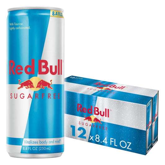 12 Pack Red Bull Sugar Free Energy Drink