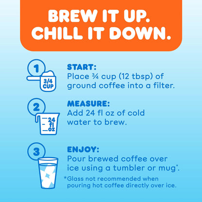 6 Pack Dunkin' Cold Ground Coffee