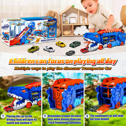 Dinosaur Truck Toy Set for Toddlers