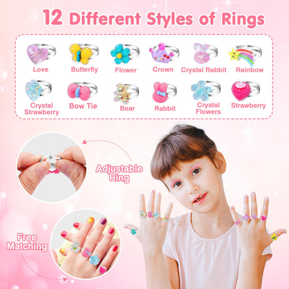 Jewelry Toys Set for Girls, 172 Pcs