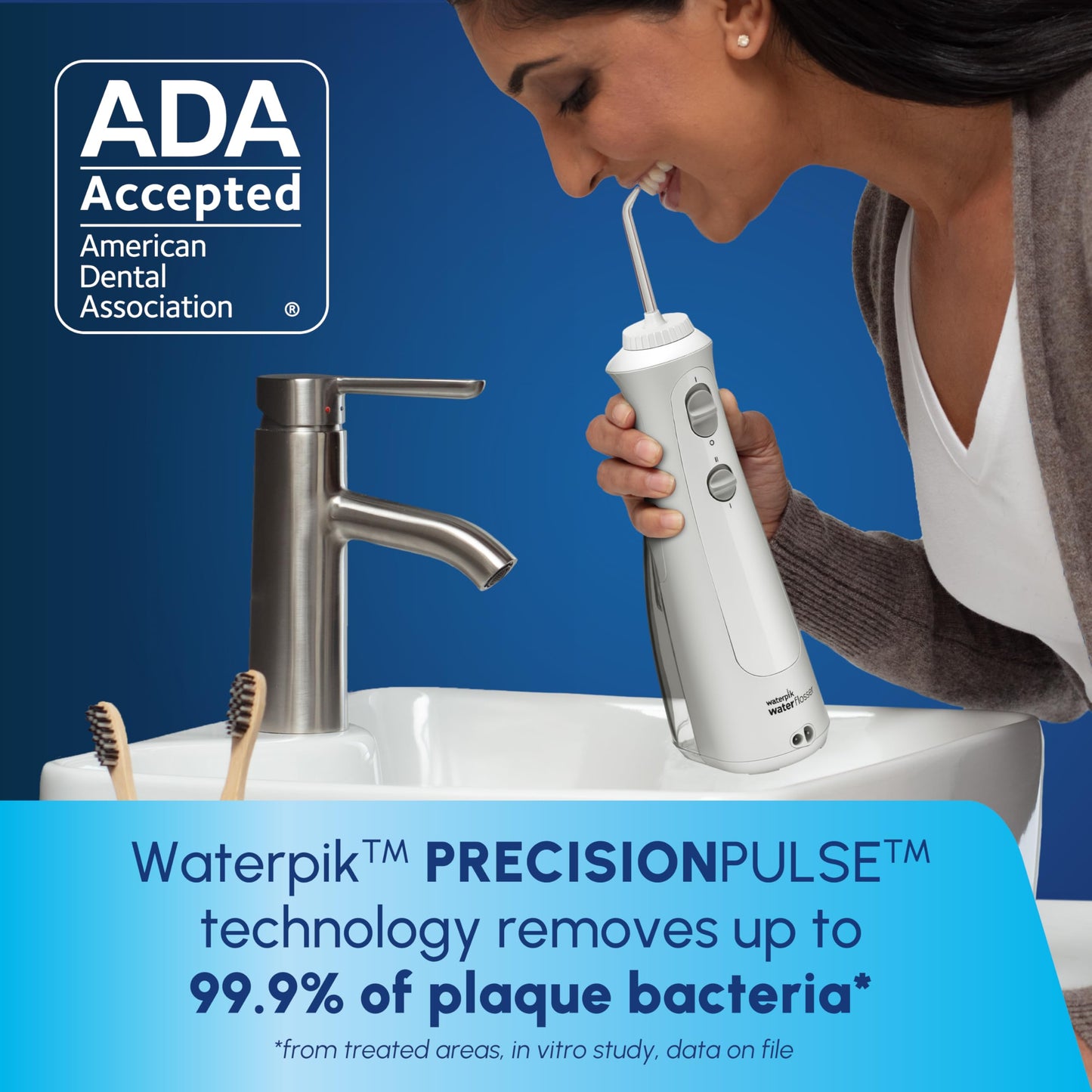 Waterpik Cordless Portable Water Flosser for Travel