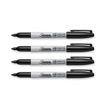SHARPIE Extreme Permanent Markers, Fine Point, Black