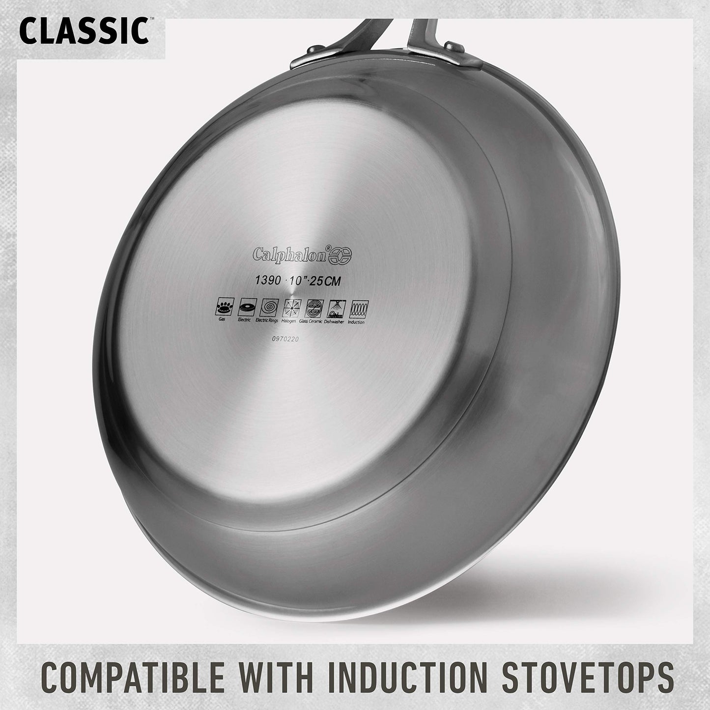 Calphalon 10-Piece Stainless Steel Cookware Set