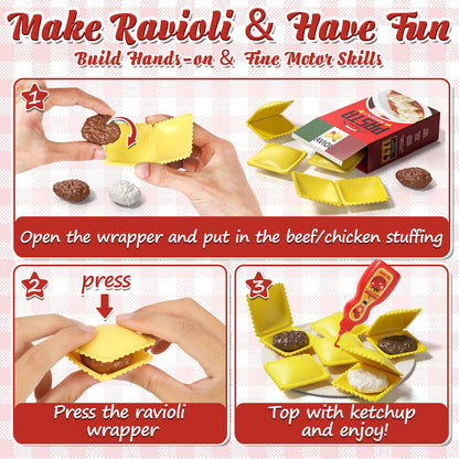 Play Food Set for Kids Kitchen Fun