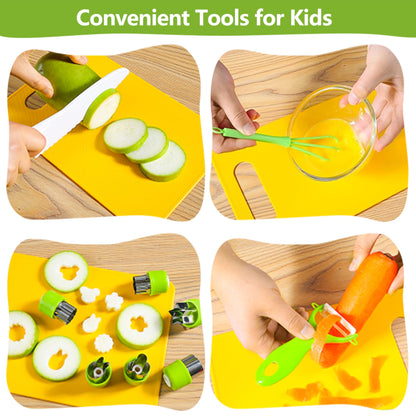 Kids 50 PCS Cooking Knife Set for Toddlers