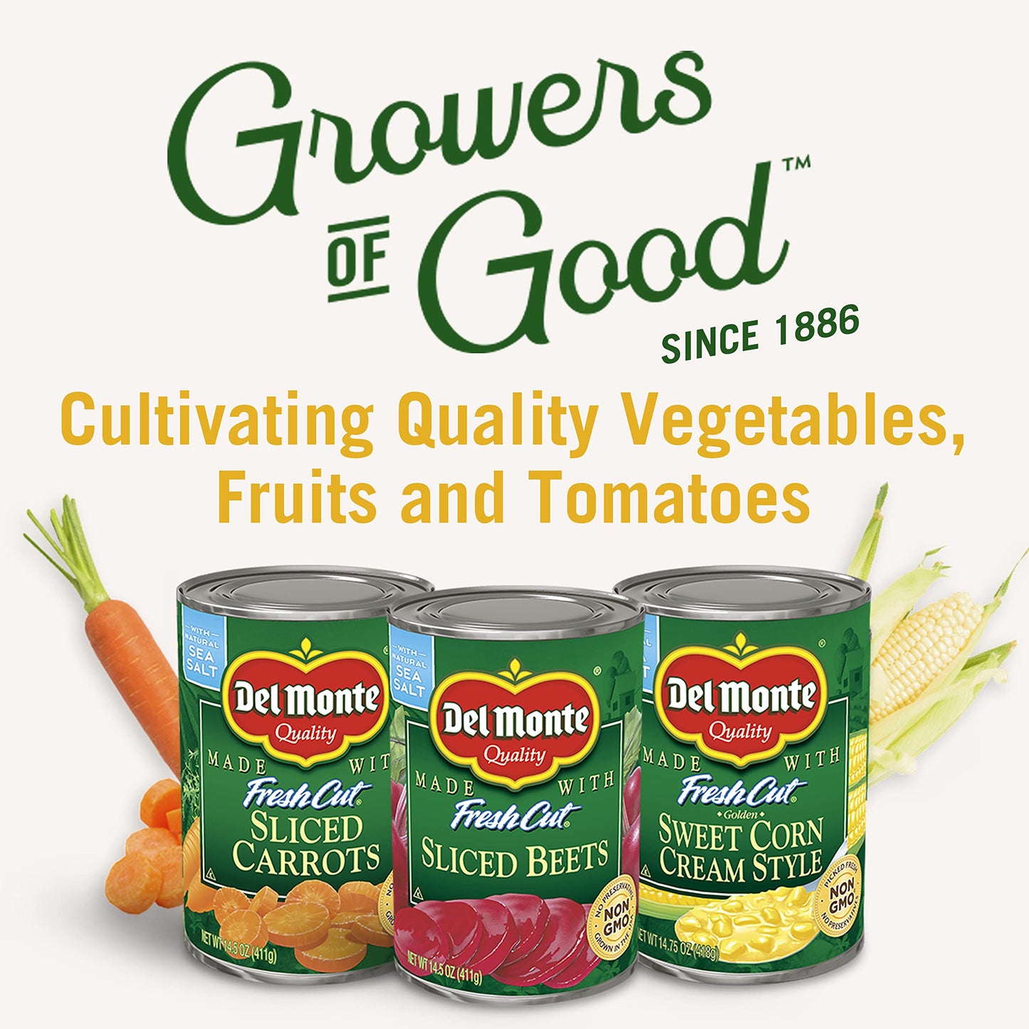 Del Monte Canned Sweet Peas, 12 Pack, 8.5 oz