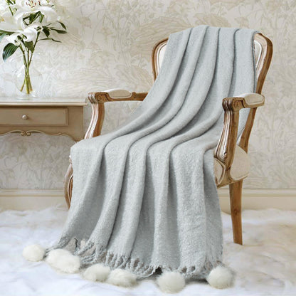 Soft Knitted Throw Blanket for Couch and Bed