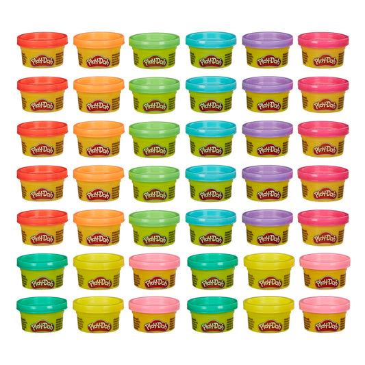 Play-Doh Bulk 42-Pack Cans for Kids Crafts