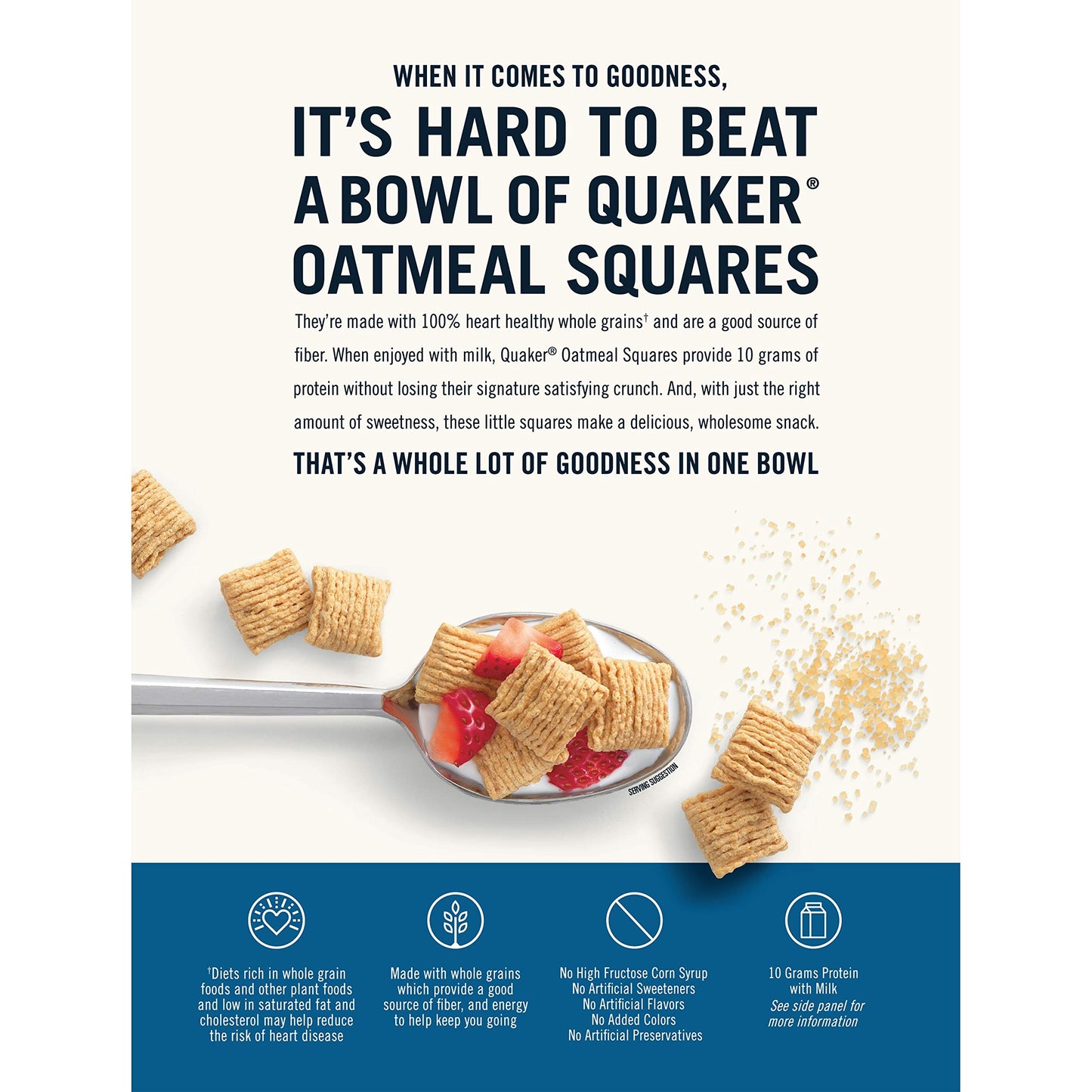 Quaker Oatmeal Squares, Brown Sugar Cereal 3-Pack