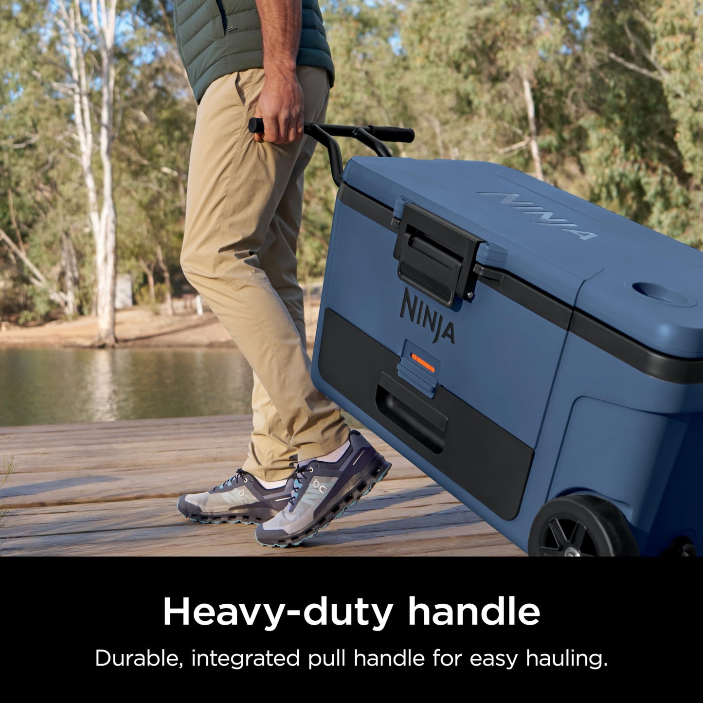 Ninja 65qt Wheeled Cooler with Dry Storage