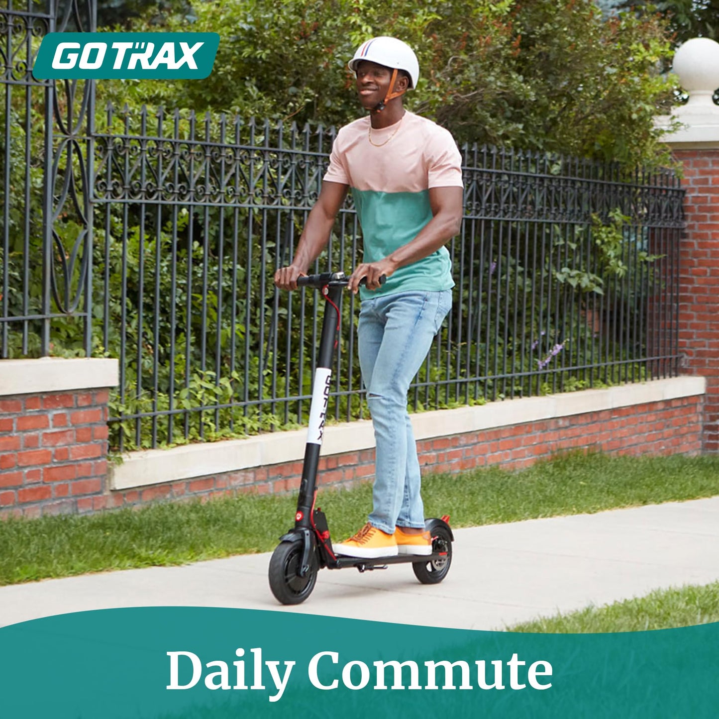 Gotrax GXL V2 Electric Scooter, 8.5" Solid Tire, Max 9 Mile and 15.5Mph Speed Power by 250W Motor, Lightweight 25.95lb and Cruise Control, Aluminum Alloy Frame Foldable Escooter for 13+ Teens Adults