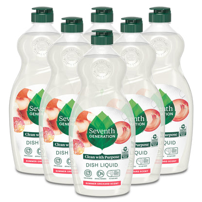 Seventh Generation Summer Orchard Dish Soap 19 oz
