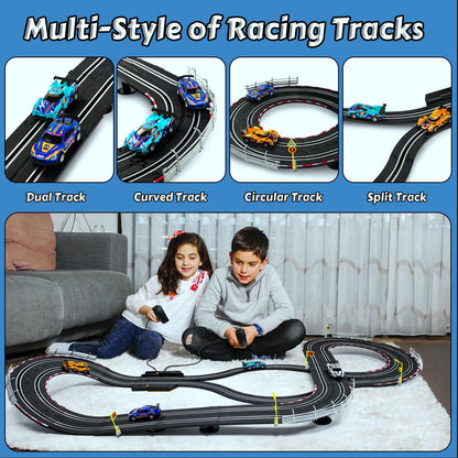 Slot Car Race Track Set for Kids