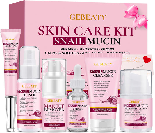 Hydrating Snail Mucin Skin Care Gift Set