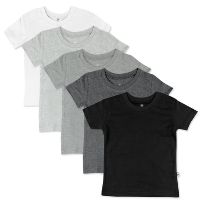 HonestBaby Organic Cotton 5-Pack Baby T-Shirts