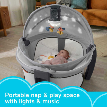 Fisher-Price Portable Baby Bassinet with Canopy