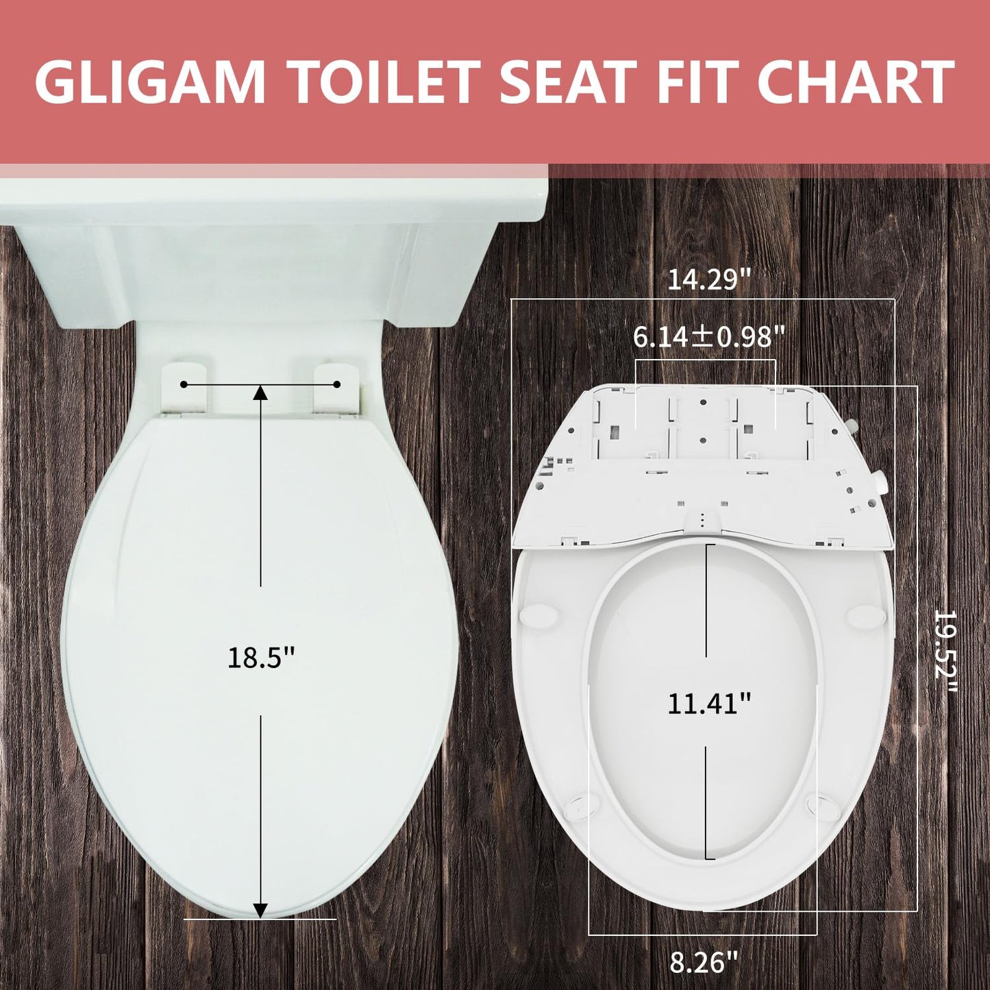 Bidet Seat, Non-Electric Bidet Toilet Seat Swash seat with Adjustable Ambient Water and Dual Nozzle System for Bathroom Airbnb, Easy Installation, Fit for Elongated Toilet, White Bidet Attachment