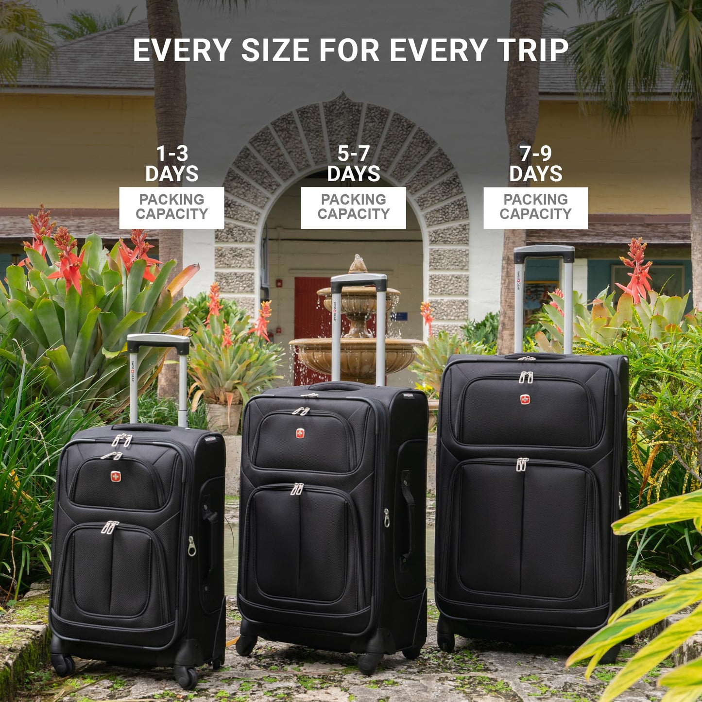 SwissGear Expandable 21-Inch Carry-On Luggage, Merlot