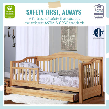 Dream On Me Toddler Day Bed in Natural