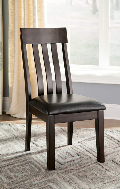 Ashley Haddigan Faux Leather Dining Chairs, 2 Count